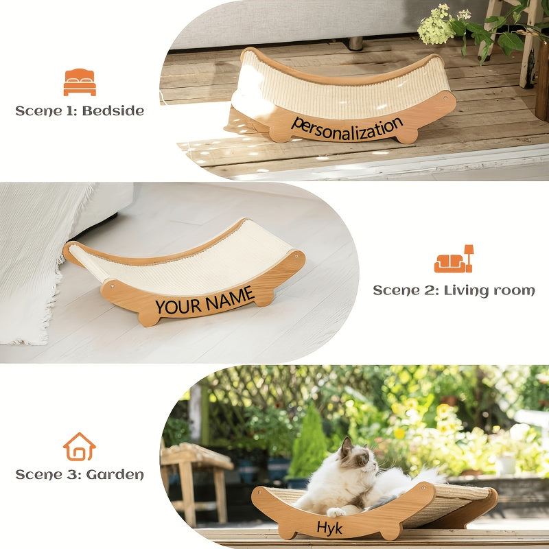 Personalized Custom Pet, Durable Sisal Cat Scratching Board