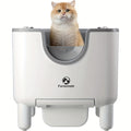 1pc Furoomate Self-Cleaning Litter Box, Open-Top Automatic Cat Litter Box