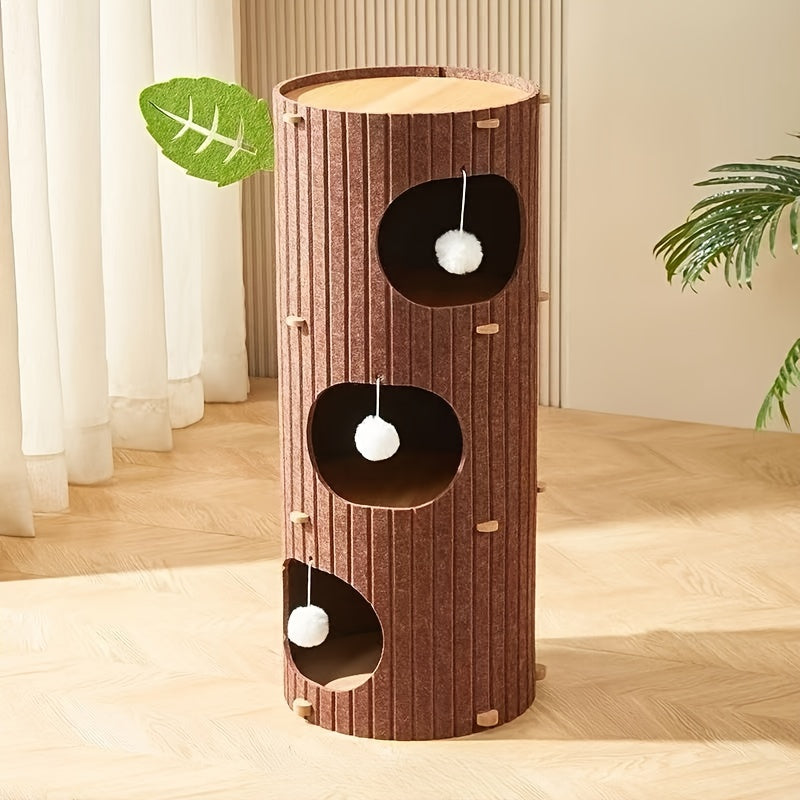New Upgraded All-Season Cat Tree Cat Villa, Extra Large Space
